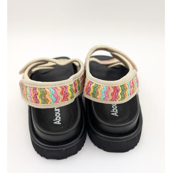 ABound Chance Platform Sandal Women's Yellow Clover Multi Size US6M - Picture 4 of 10